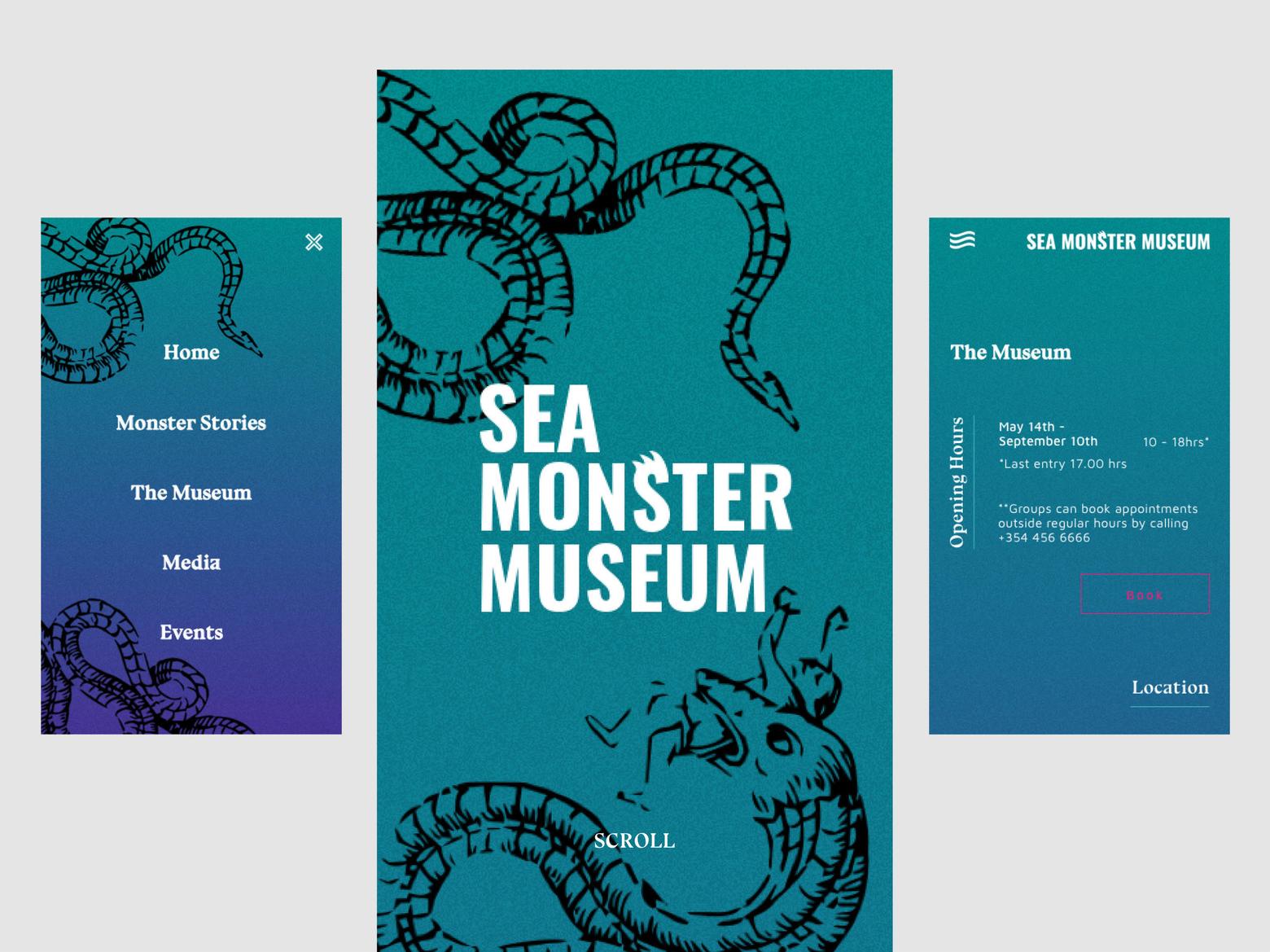 Sea Monster Museum mobile app
